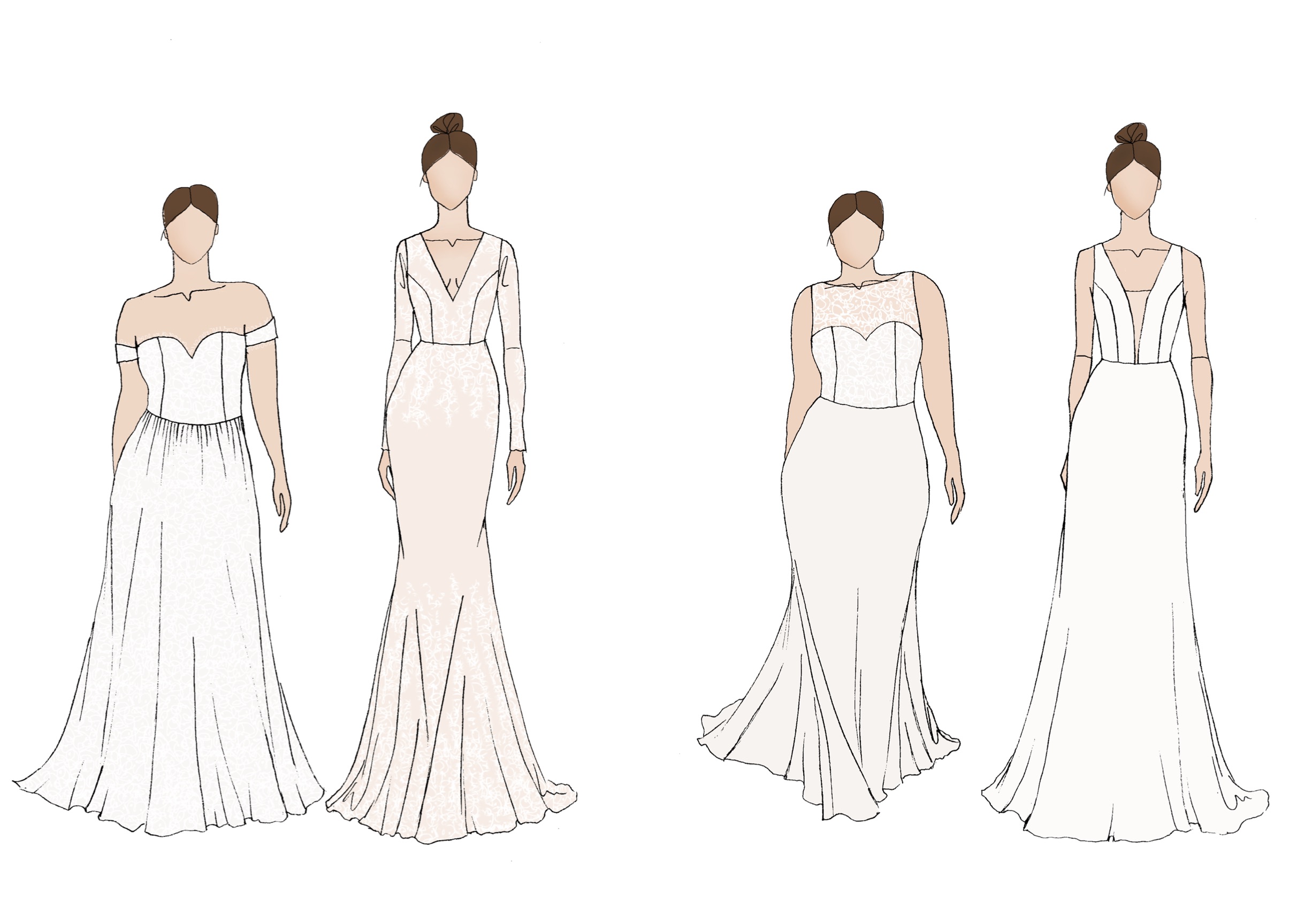 Style Guide: Matching Wedding Dress Silhouettes to Your Body Shape - You&I Bridal